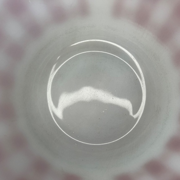 Federal Glass Red Plaid Mixing Bowl Checker Gingham 8in Milk Glass Farmhouse - Picture 7 of 16